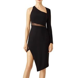 Stylestaker one shoulder cocktail dress